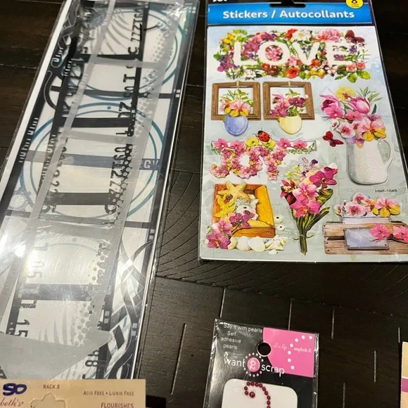 Assorted Craft Stickers and Embellishments lot - Picture 8 of 8